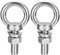 sourcing map Levage Œil Boulon, 1 Ensemble M16x50mm Œil Boulon avec Écrou Rondelle 304 Inox Acier Épaulement Levage Anneau Œil Boulon pour accrochage Article