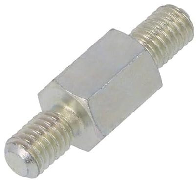 10X 428X10 Distanzmuffe mit Gewinde 10mm Außengew: M5 sechskant Stahl DREMEC