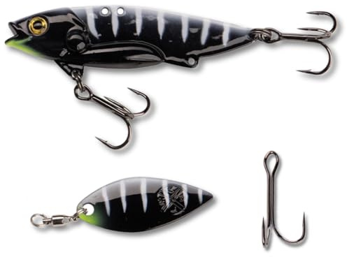 LMAB Techno Vibe - Vibration Bait - 3 Größen, Zikade, Blade Bait, Lipless Crankbait, Angelköder zum Raubfischangeln, Angel Köder für Zander & Barsch, Zikaden