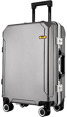 CASEGO 20 Zoll Trolley Koffer Zahlenschloss PC Material Universal Rad Koffer Unisex Geschäftsreisen Freizeitreisen (A 24 inch)