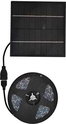 SIXRUN Solar-Pflanzen-Wachstumslichtstreifen, LED-Wachstumslicht, 5 W Vollspektrum-Wachstumslichter für Zimmerpflanzen, LED-Licht mit Hohem Lichtstrom Fördert das Wachstum, (0,5 Mio)