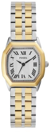 Fossil Harlow Damklocka, Quartz trehandsurverk med armband i rostfritt stål eller läder