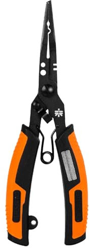 Alicates De Multiusos - Pinzas De , Pinzas De Señuelo Dividido | Pinza De Con Diseño De Bloqueo De Seguridad Para Agua Salada, Pinza De Señuelo De Anillo Dividido Para