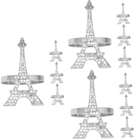 IMIKEYA 4piezas Anillos De Servilleta Hebilla Elegante Aro Decorativo para Servilletas Decoración para Fiestas y Restaurantes