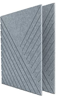 10Pcs Large Square High Density Soundproof Acoustic Foam Panels for Home Theater and Recording Studio Self Adhesive Felt Soundproofing Foam Panels 50x50x0.2 Inches