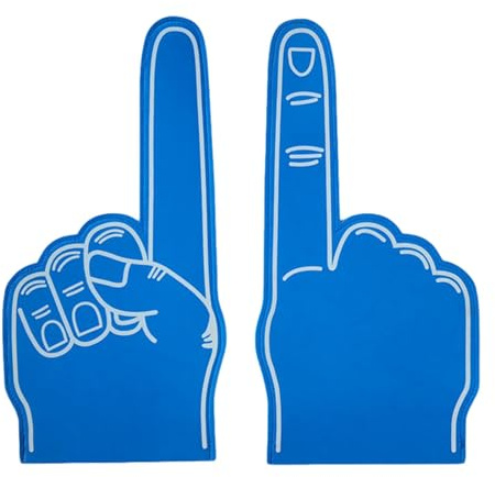 Giant Foam Finger, Number 1 Blank Foam Hand Cheerleading, Cheer Foam Finger Foam Hand for Cheering at Sports Events Large Foam Hands for Cheerleading Competition