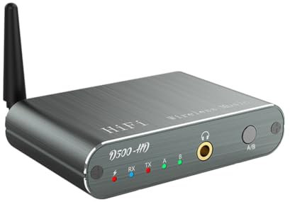 Rtauhife Transmisor Receptor Inalámbrico HiFi Bluetooth 2 en 1, un Remolque, Dos Altavoces, Soporte para Teléfono, Transmisor Receptor -HD/LL