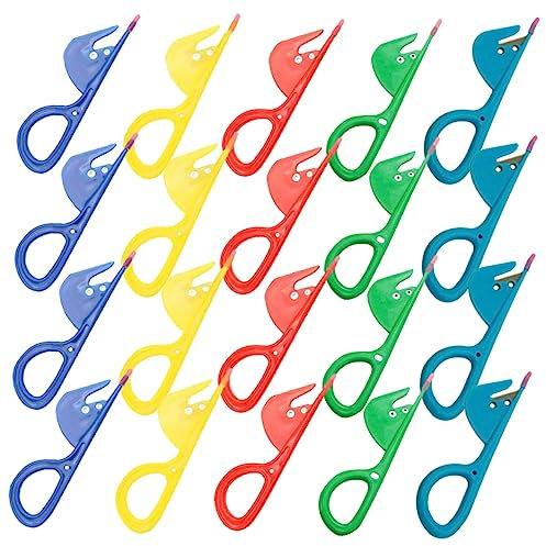 MUCKLILY Ciseaux à Volaille Multifonction 20 Pièces, Acier Inoxydable, Outils D'ouverture Intestinale Portables, Ouvre-intestin Compact Cuisine Domestique, Accessoires De Nettoyage Des Intestins