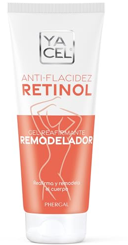Yacel | Crema Corporal Reafirmante con Retinol | Gel Antiflacidez y Remodelador de Contornos | Piel Firme y Textura Ligera de Rápida Absorción | 200 ml