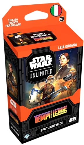 Asmodee – SWU – TEMPI SENZA LEGGE: SPOTLIGHT DECK LEIA ORGANA