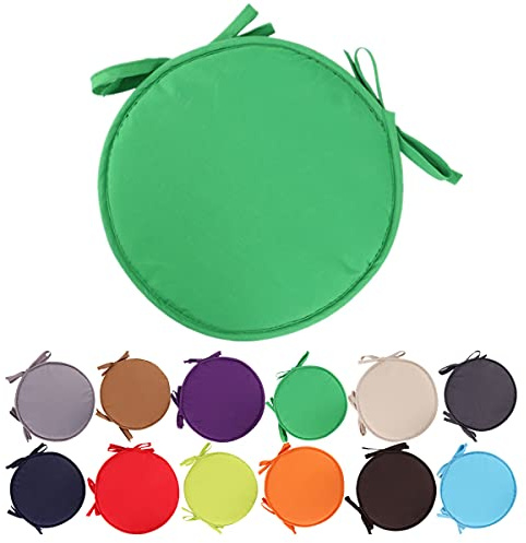Cmeilau Coussins de Chaise colorés pour l'intérieur/extérieur Coussins de siège Ronds Coussins de Jardin pour la Maison - Diamètre 30 cm / 38 cm, Housse de Coussin pour Meubles de Patio