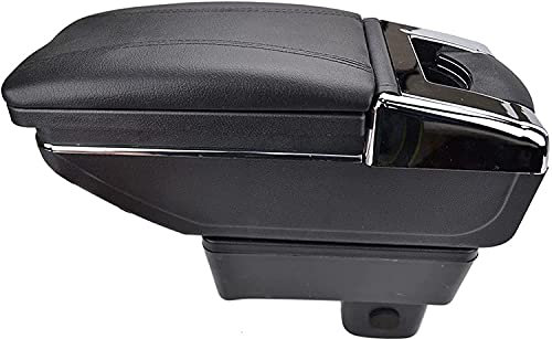 Voiture Accoudoirs Pour Suzuki Swift 2005-2020 2006 2007 2008 2009, Cuir Noire Consoles Centrale Gadget Voiture Boîte de Rangement