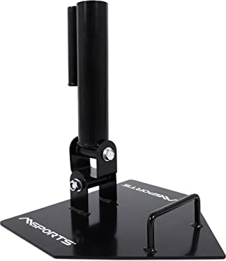 MSPORTS Landmine, Langhantelaufnahme, Core-Trainer für Langhantelstangen mit 25 oder 50 mm Flexibles 360° Gelenk, max. Belastung 200 kg