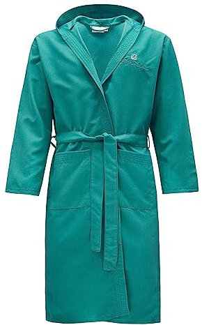 Renato Balestra Accappatoio Microfibra Uomo Donna, Verde Tiffany L
