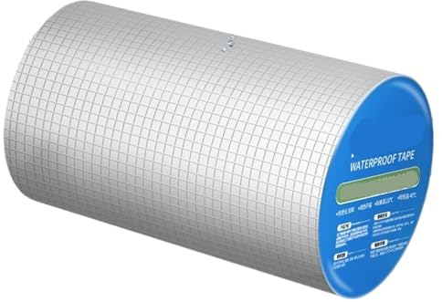 GSJNHY Butyl Band Wasserdichtes Reparaturklebeband, Wandriss, Dachkanal, auslaufsicheres Klebeband, Super-Aluminiumfolie, Butyl-Aufkleber, hochtemperaturbeständig(Color:10CMX5M)