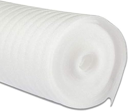 Sottostrato in schiuma bianca da 3 mm per qualsiasi pavimento in laminato/vero legno, 1 m x 15 m (dimensioni rotolo 15 m2), per pavimenti acustici