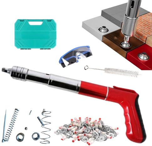 Pistola per chiodi ad aria alimentata ad aria, pistola per chiodi portatile ad aria | Pistola per chiodi pneumatica compatta, macchina per chiodi manuale a 5 marce, strumento di fissaggio a parete per
