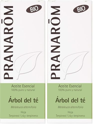 PRANAROM - Árbol del Té Bio - Aceite Esencial Quimiotipado - Defensas Naturales - 100% Puro y Natural - HECT - 10ml (Paquete de 2)