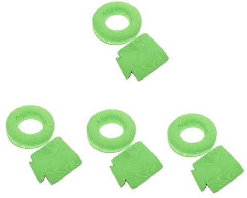 PRETYZOOM 4 Juegos De Portavasos Flotantes De Neopreno para Piscina para Fiestas En La Piscina.