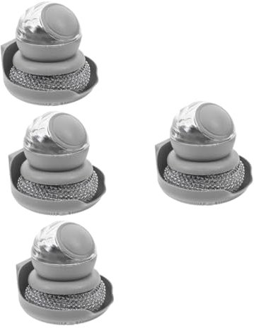 Cabilock 4sätze Küchen Geschirr Schrubber Ergonomische Topfbürste Mit Stahlwolle Für Töpfe Pfannen Spülen Und Mehr Robust Und Kratzfest Einfach Zu Reinigen
