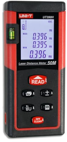 MISURATORE METRO DIGITALE PROFESSIONALE 50 M LASER PORTATILE DISPLAY LCD