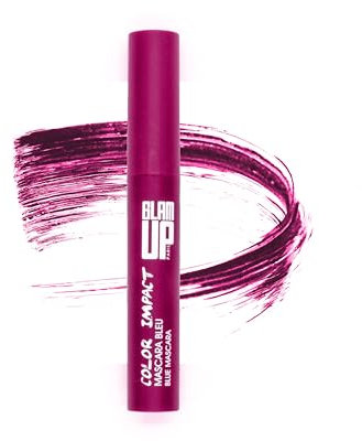 Glam'Up Paris – Burgundy Mascara – Color Impact – Ultra Pigmentiert – langer Halt – intensiver Blick – Volumen & Länge – ohne Pakete – Burgundy
