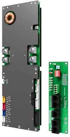 JKBMS Wechselrichter BMS 8S-16S 24V-48V 200A - V19 Home Energiespeicher BMS mit UART für neues Display, 2A Active Balance, Integriertes Bluetooth, RS485 & CAN, für Solaranlage (JK-PB2A16S20P V19)