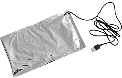 Quiceerly utomhusverktyg USB termostat värme bevarande plattor påse lunch tallrik matpåse uppvärmning mjölk termisk värmerare väska