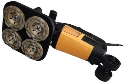 Gemstone Machine, 2000W High-Power Portable Four-Head Grinder Wood Floor Sanding and Polishing Machine Stone