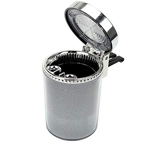 Cenicero de automóvil con luz LED Sigarette Cenicero Cenicero Contenedor Cenicero Botella de gas Botella de humo Taza de almacenamiento Taza de almacenamiento Accesorios para automóviles Cenicero del