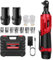 Elektrische Ratschenschlüssel Set, 12V Akku Ratschenschlüssel 3/8,akku ratsche mit Drehmoment 40N.m,0-300RPM mit 2 * 1500 mAh Batterie,7 Steckdosen,elektrische ratsche für Für Möbel und Autos