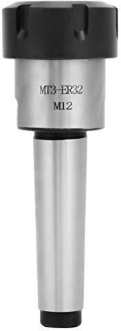 Spannzangenfeder-Federklemmen-Set, 1 Stück MT3 ER32 M12 Spannzangenfutter Morsekegelhalter + 6 Stück ER32 Federzangen CNC-Fräswerkzeug