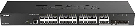 D-Link DGS-2000-28 Netzwerk-Switch Managed L2/L3 Gigabit Ethernet (10/100/1000) 1U Schwarz