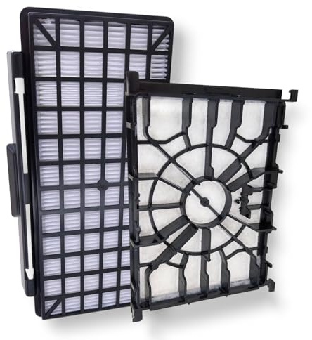 DL-pro Motorschutzfilter + Abluftfilterkassette für Bosch Siemens 577117 00577117 579496 00579496 BBZ154HF VZ154HFB Lamellenfilter Vormotorfilter für Z4.0 Z5.0 Z6.0 Z7.0 Bodenstaubsauger Staubsauger