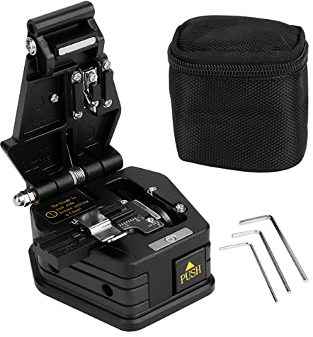 Ceuse Fibre ue,Fiber Cleaver Soue Fibre ue Couperet À Fibre ue Outil De Coupe De Câble À Fiber ue De Haute Précision Skl‑6C Avec Sac