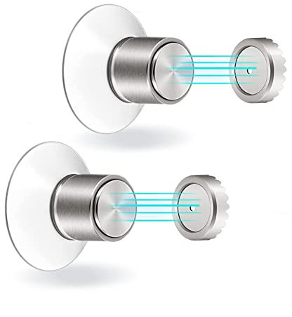 BangShou 2 Stück Magnetischer Seifenhalter Duschseifenhalter mit Magnet, Seifenhalter Magnet mit Saugnap