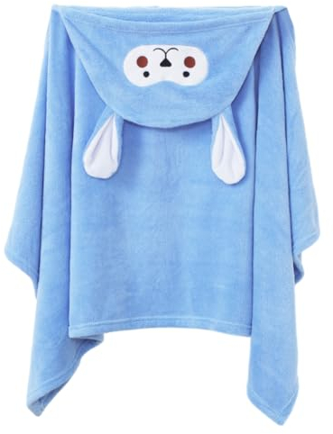 Veiteibe Asciugamano da Bagno con Cappuccio Bambini, 70x140cm Accappatoio, Accappatoio Neonato Assorbente, Asciugamano Neonato con Cappuccio, per Bagno, Piscina