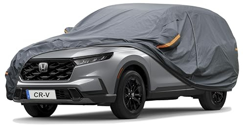 GUNHYI Premium Car Cover Custom Fit Honda CRV CR-V (1995-2025), 16 Layers Heavy Duty Car Cover Waterproof All Weather with Zipper Door for Sun Rain Snow Dust Uv Protection