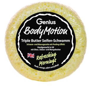 Genius Body Motion Triple Butter Seifen-Schwamm Duftnote Refreshing Mornings