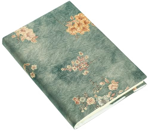 Operitacx 3stücke Buchumschlag Aus Verstellbarer Und Wasserdichter Buchschutz Mit Blumenmuster Für Notizbücher Und Handbücher Kreativer Schutz Für Schule Und Freizeit