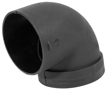 A ABSOPRO Auto Heizung Warm Luftkanal Rohr Bogen Auslassanschluss Plastik 75mm Artikelaustausch