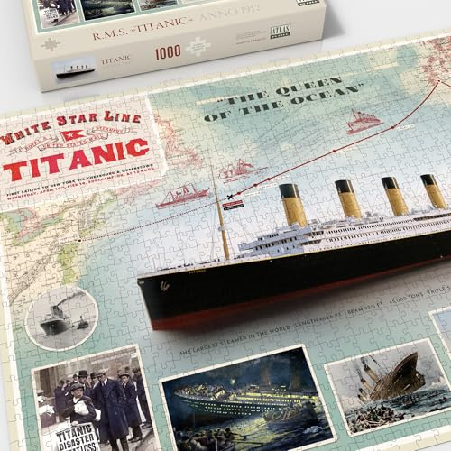 Atlas Puzzle 1000 Teile - Titanic 1912