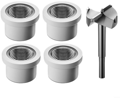 26,5 mm Bohrer-Bit-Gewindefitting-Set für 1/2 Zoll PPR Wasserrohre Reparaturwerkzeuge Innengewinde Bruch Reparaturset Effizientes Wasserrohrbohrwerkzeug für PVC-Kunststoff-MMP-Rohre
