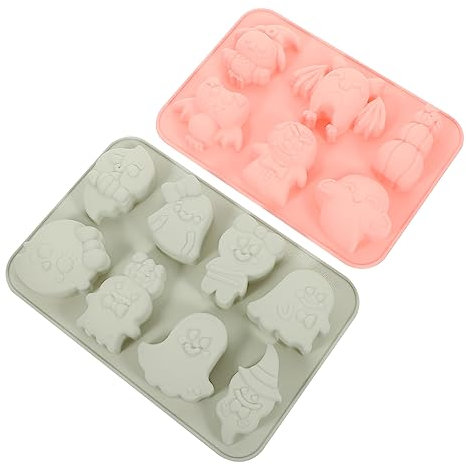 Cabilock Molde De Silicona Para Hornear De Halloween Molde Para Chocolates y Dulces