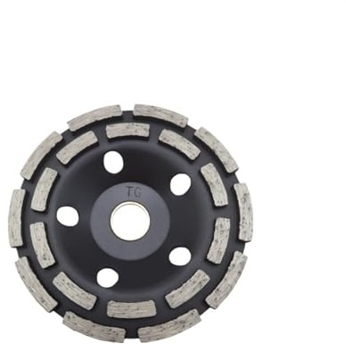 Trohollis Schruppscheibe,Schleifscheiben 100/125/150/180/230 mm Zweireihige Diamant-Segment-Schleifscheibe, Topfscheibe, aus Beton, Granit, Stein(150mm)