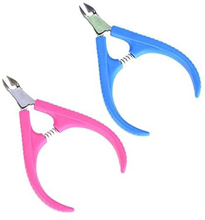 OATIPHO Pince à Cuticules Demi-mâchoire Coupe-ongles Pour Manucure Et Pédicure Acier Inoxydable Ressort Amortisseur Usage Quotidien