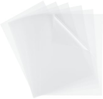 LEAN-PBS Sichthüllen Aktenhüllen DIN A4 genarbt transparent, farblos Klarsicht Folien Hüllen, zum Schutz von Papier, Akten & Dokumenten (DIN A4, 100, stück)