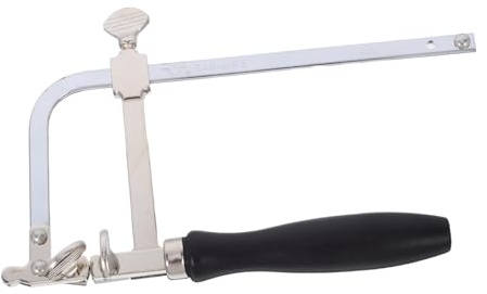 Toyvian Serrucho Poda Ajustable Marco Mango Ergonómico Para Corte Preciso y Metal Arco De Resistente y Portátil Para Trabajos Manuales y Joyería
