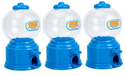 TOYZFRIENDY 3 Piezas Mini Máquina de Dulces Plástico Dispensador y Hucha para Decoración Fiesta Regalo