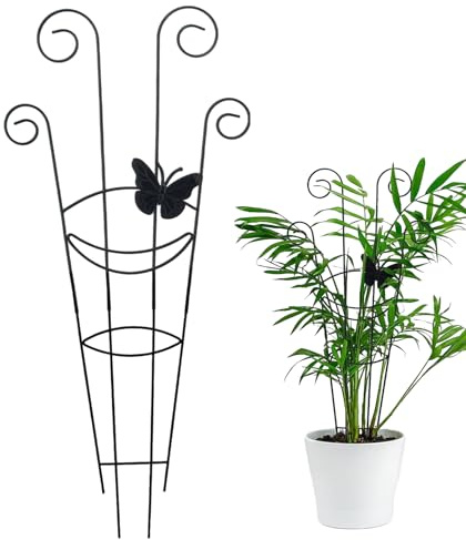 Enrejado para Plantas Trepadoras - Estructura de Crecimiento para Plantas - Torre Vertical para Flores,para Jardín Terraza Boda Interior Balcón y Macetas